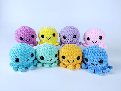 Crocheted Octopus Kids - Octopus Mom's kiddos