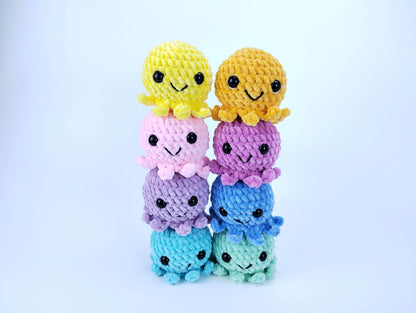 Crocheted Octopus Kids - Octopus Mom's kiddos