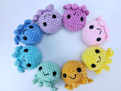 Crocheted Octopus Kids - Octopus Mom's kiddos