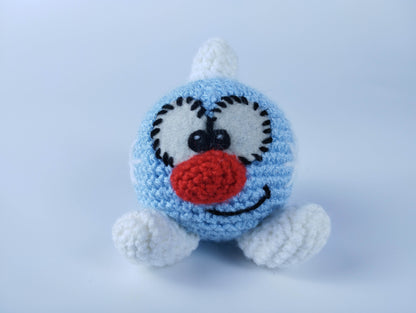 Crocheted Snow Kobold