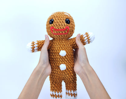 Crocheted Gingerbread Friend - Mezike