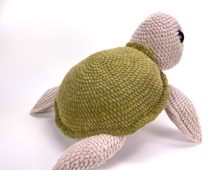 Crocheted Turtle Pillow