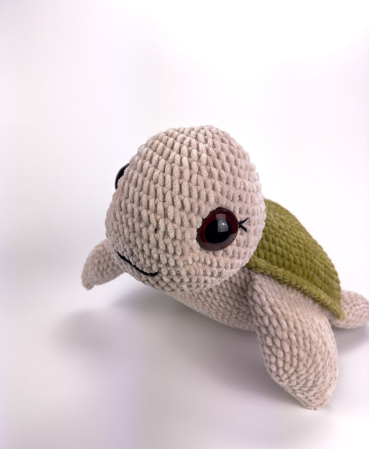 Crocheted Turtle Pillow