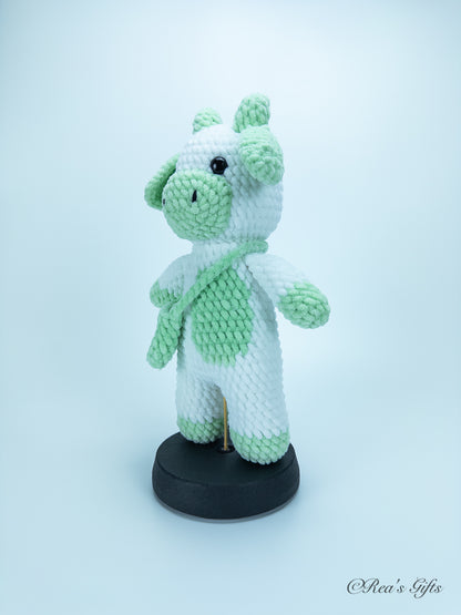 Crocheted Colorful Spotted Cow