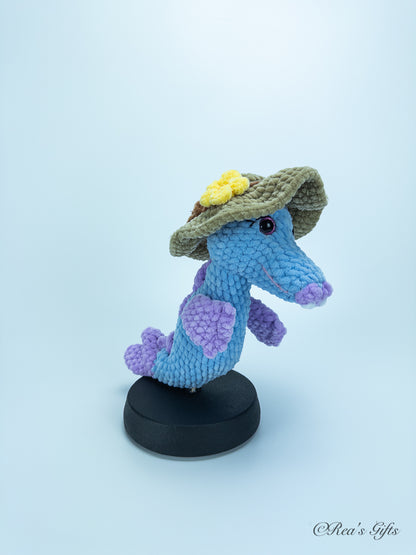 Diana - Crocheted Amigurumi Seahorse