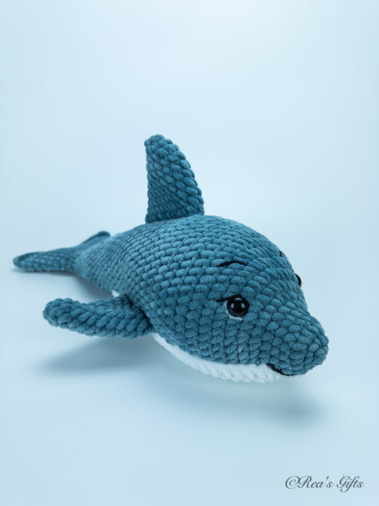 Crocheted Blue Dolphine