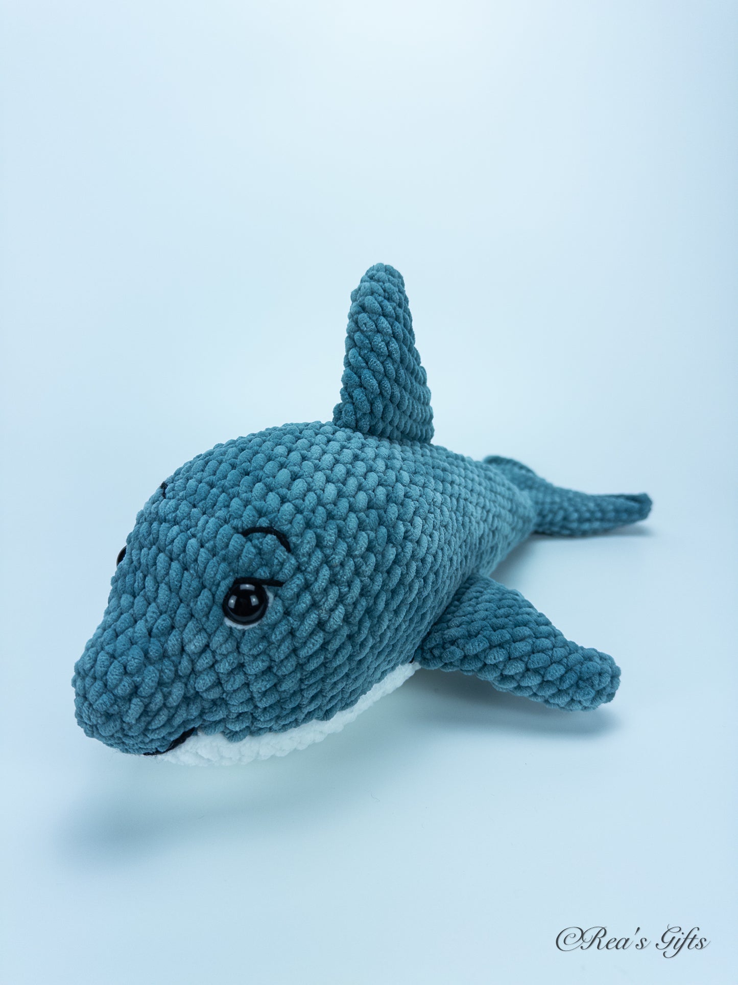 Crocheted Blue Dolphine