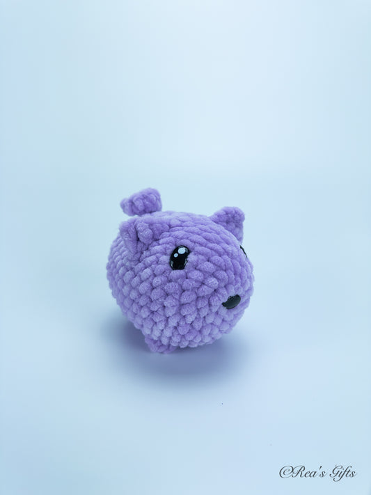 Crocheted Chubby Cat