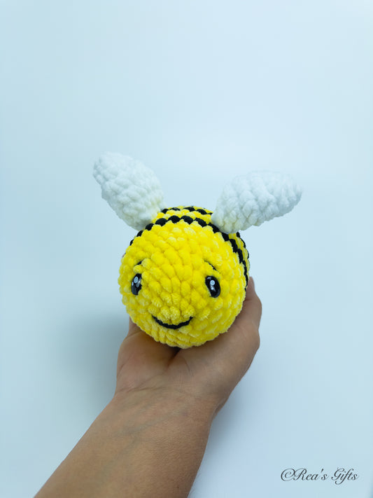 Crocheted Rainbow Bee