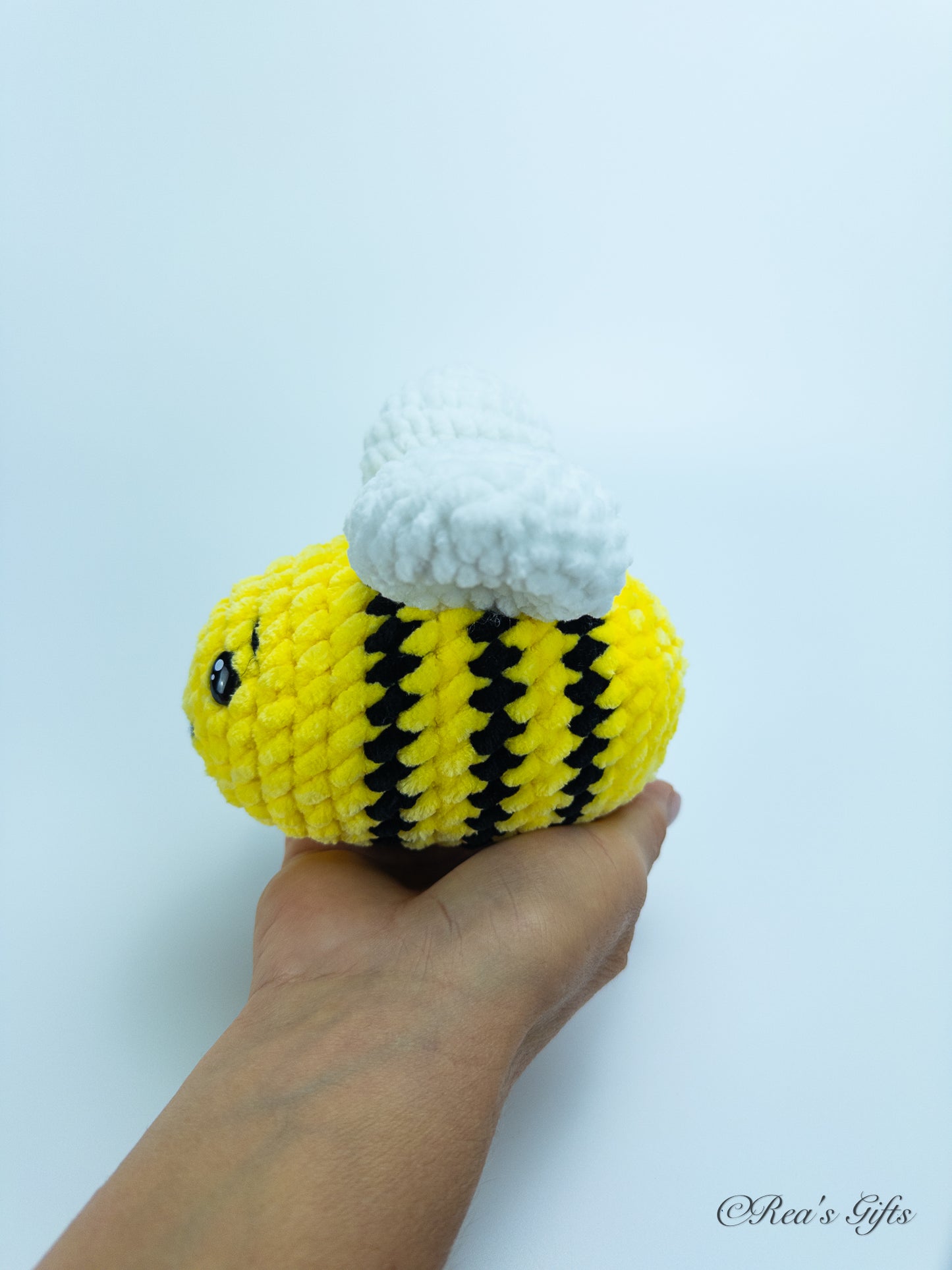 Crocheted Rainbow Bee