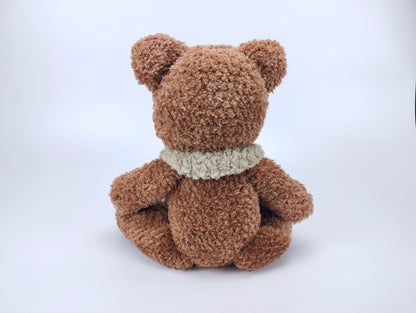 Mr. Brown - Huggable Crocheted Brown Bear