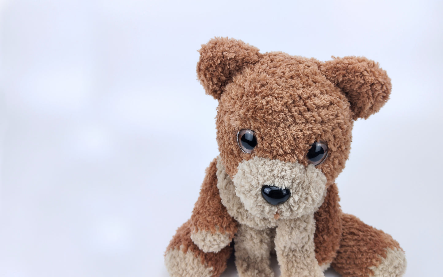 Mr. Brown - Huggable Crocheted Brown Bear