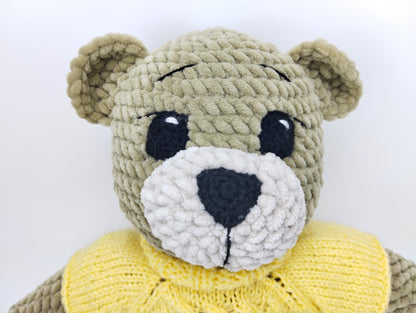 Handmade Crocheted Bear - Bubu