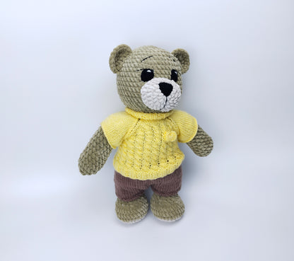 Handmade Crocheted Bear - Bubu