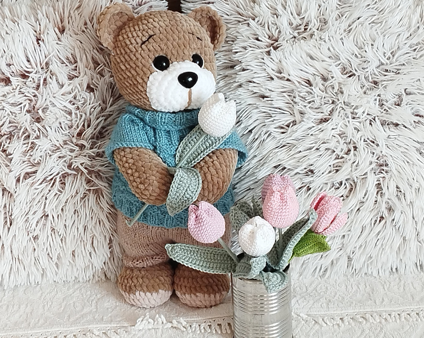 Adorable bear cub - Crochet Pattern