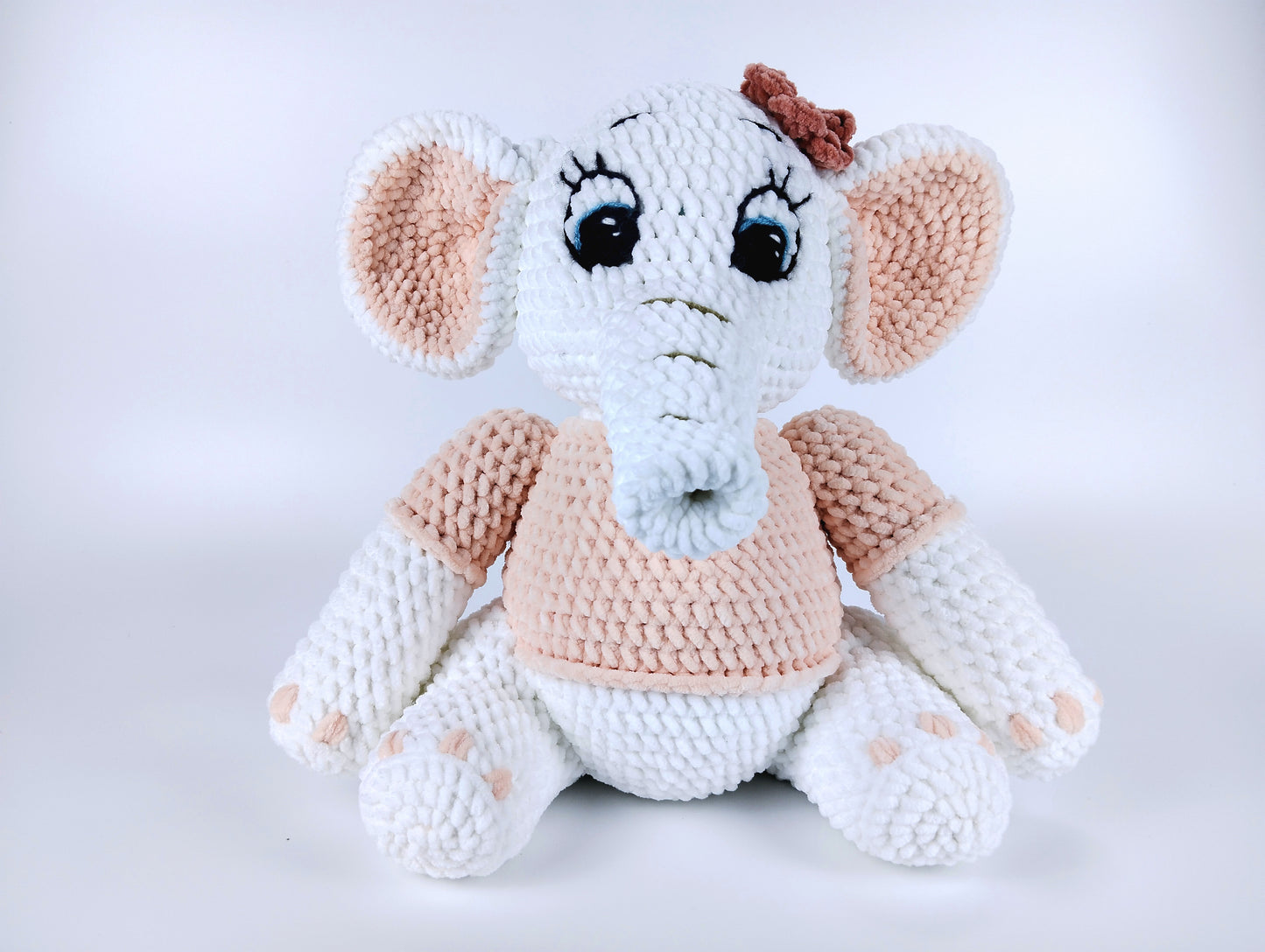 Adorable Crocheted Elephant - Fani