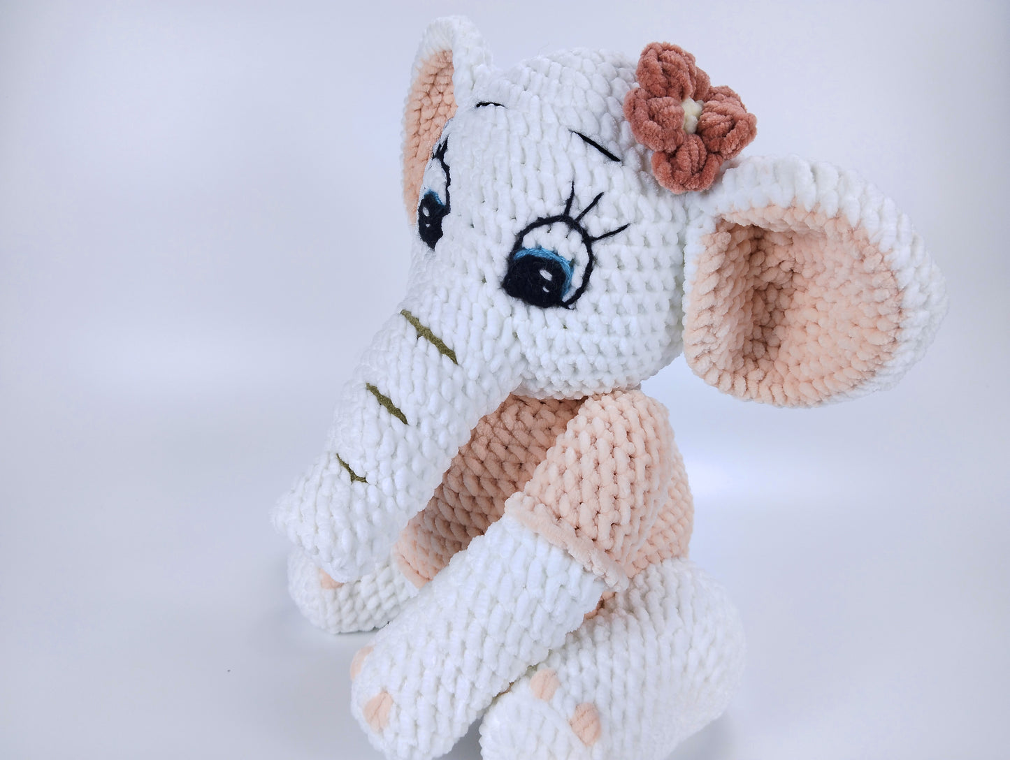 Adorable Crocheted Elephant - Fani