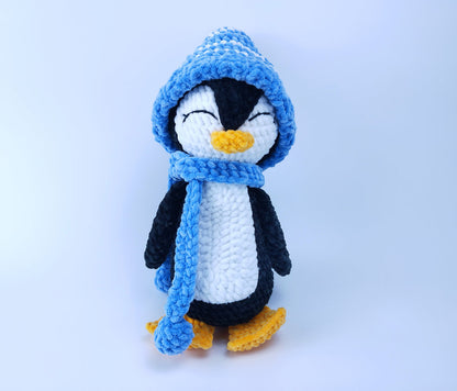 Cheerful penguin - Crochet Pattern