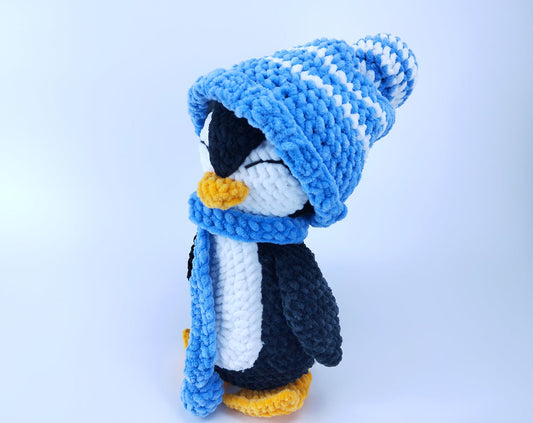 Cheerful penguin - Crochet Pattern