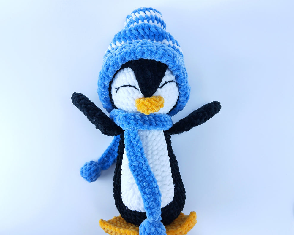 Cheerful penguin - Crochet Pattern