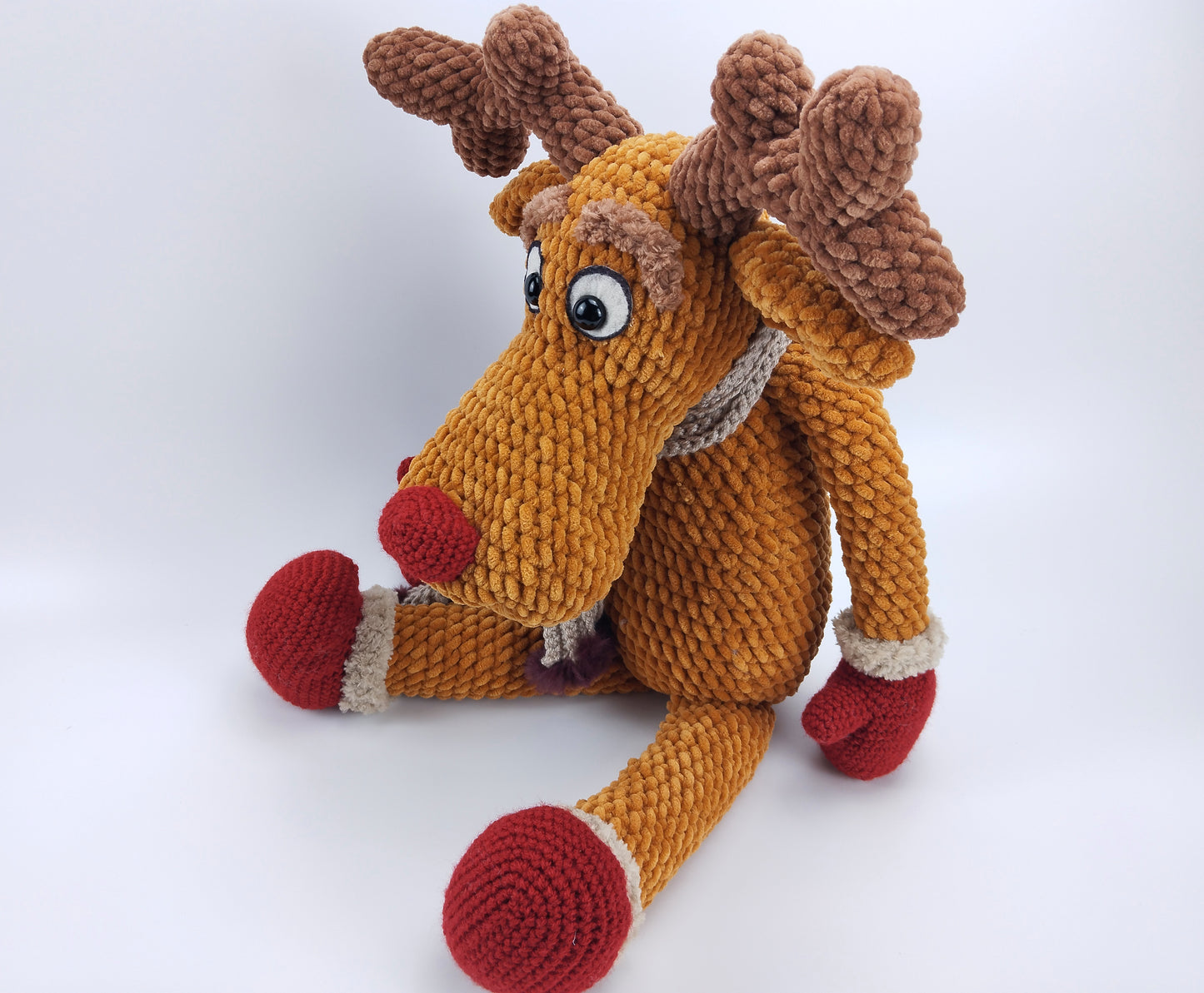 Rudi - Crocheted Amigurumi Reindeer