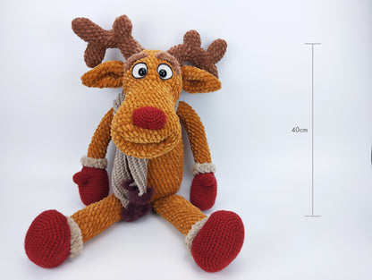 Rudi - Crocheted Amigurumi Reindeer