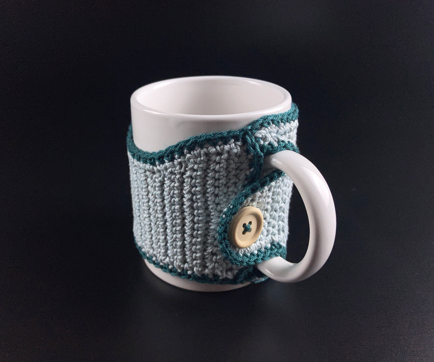 Halloween Amigurumi Skeleton Keyholder and Mug