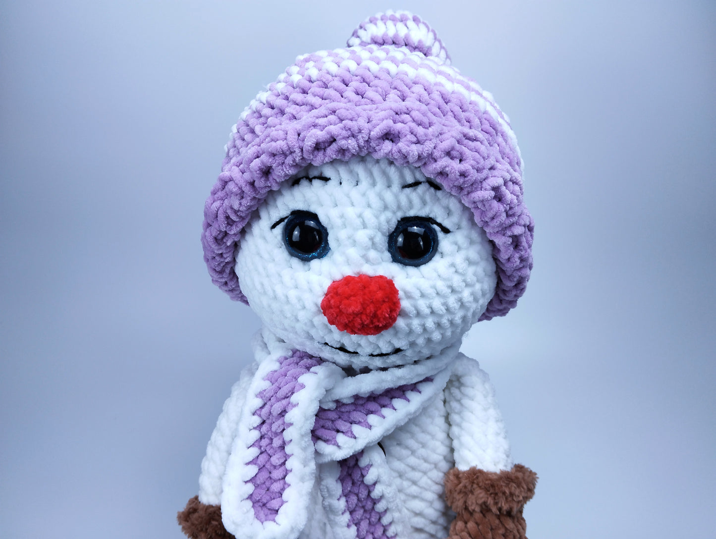 Crocheted Snowman for Christmas - Snow buddy