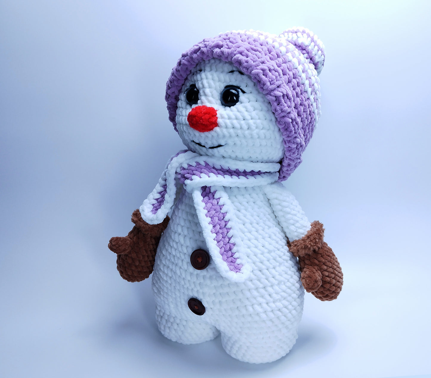 Crocheted Snowman for Christmas - Snow buddy