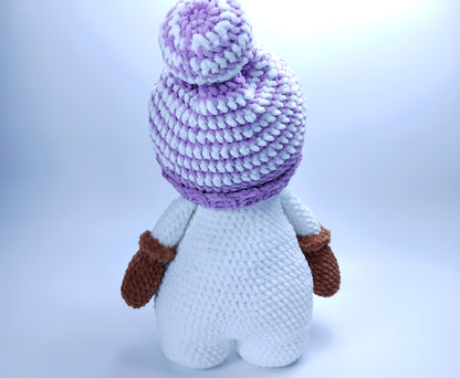 Crocheted Snowman for Christmas - Snow buddy