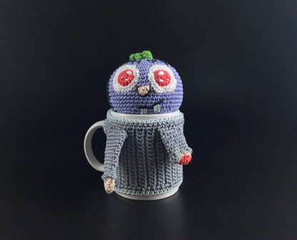 Halloween-i Amigurumi Zombi Kulcstartó és Bögre